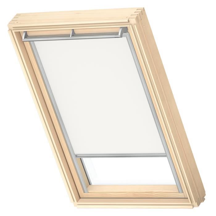 Velux Original Store Occultant Cadre Blanc Dkl M04 Bleu Fonce Cdiscount Maison