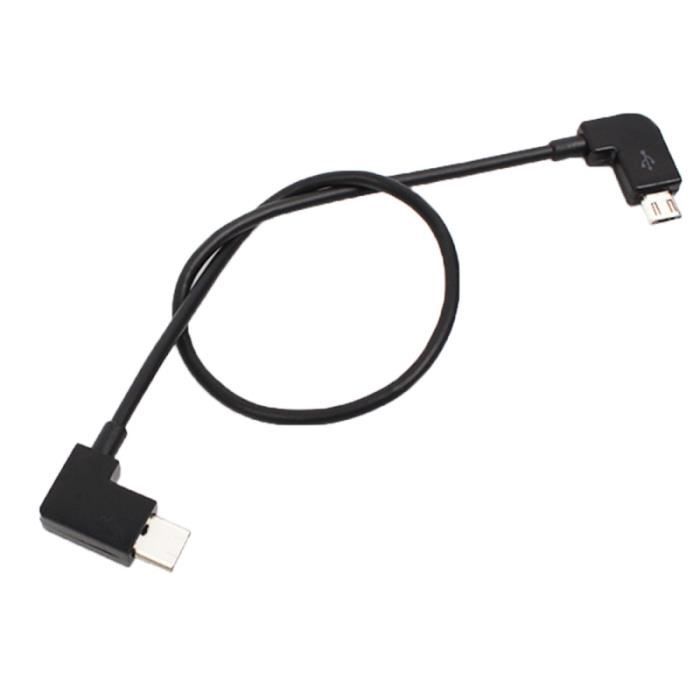 30cm Micro Usb Vers Usb C Type C Connecteur Cable Donnees Conversion Pour Dji Mavic Pro Spark Telecommande Smartphones Tablettes Achat Vente Piece Detachee Drone Cdiscount