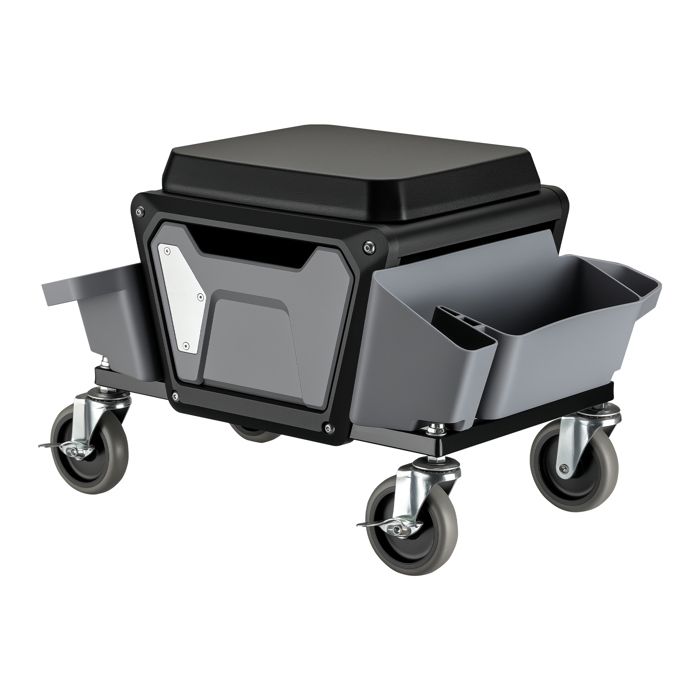 Wiltec Tabouret de mécanicien 53 x 38 x 38 cm Noir Bleu Servante d’atelier Mobile sur roulette Plateau Outils inclus Rangement Garag Wiltec Tabouret de mécanicien 53 x 38 x 38 cm Noir Bleu Servante d’atelier Mobile sur roulette Plateau Outils inclus Rangement Garag