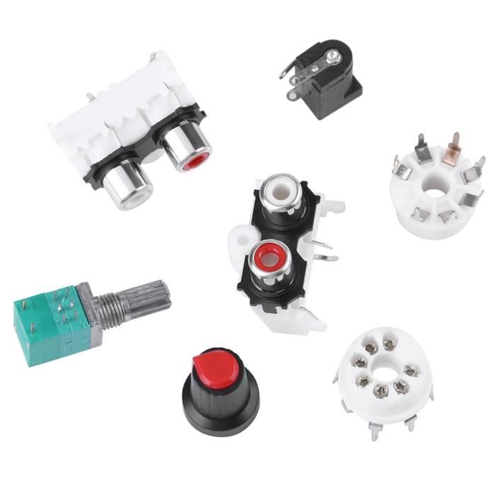 Kit Préampli Casque à Tube 6J1 - Alimentation AC 12V, à Monter Soi-même, Avec Boîtier Inclus