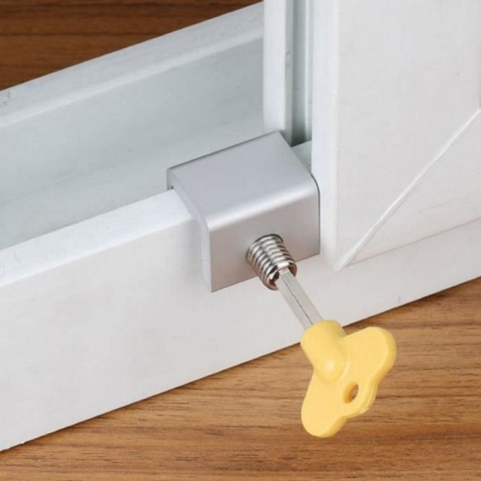 Butée De Fenêtre Sécurité - Bloc Anti-ouverture Pour Porte-fenêtre, Balcon, Chambre, Appartement, Hôtel