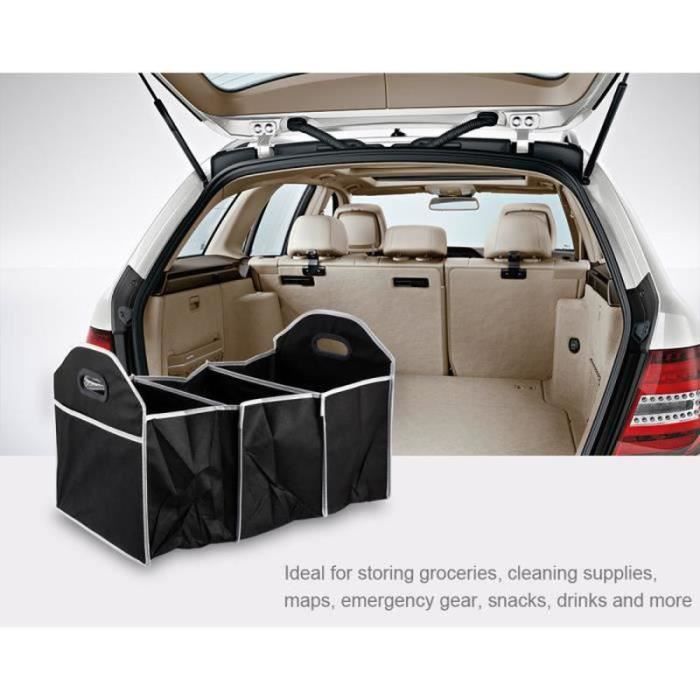 Boîte De Rangement Universelle Pour Autoradio 1DIN - Porte-Gobelet Et Compartiment Storage - ABS Noir