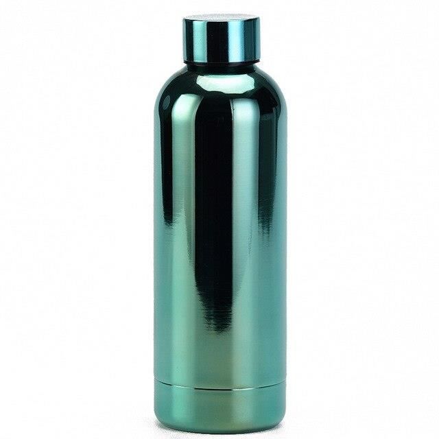 Thermos Vintage Henry Dreyfuss Modèle 549 - Design Art Déco - Aluminium Vert Sarcelle - Rare