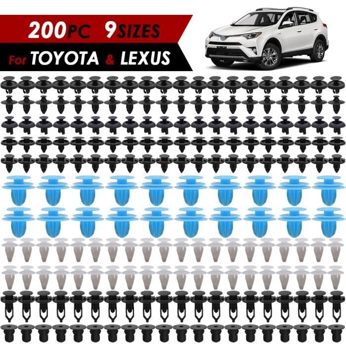 Lot De 50 Clips Pare-chocs/portière Pour Renault Clio & R19 - Garniture Panneau Carrosserie