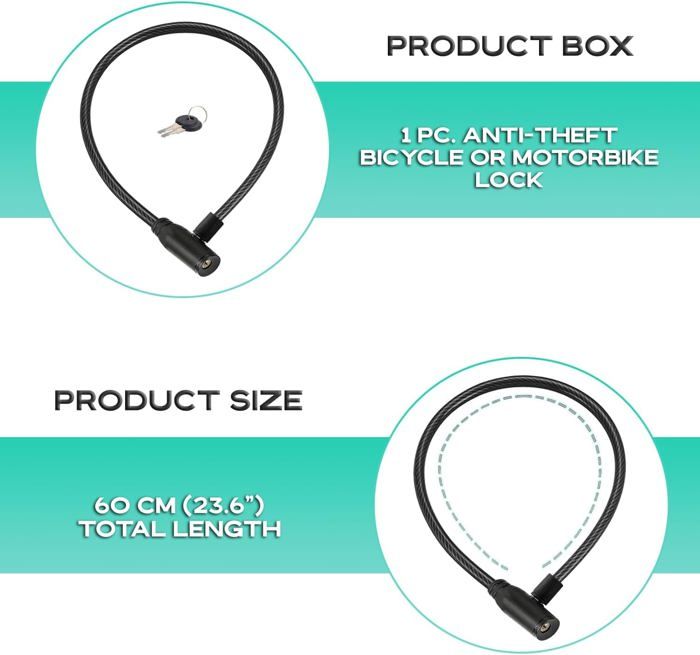 MOSSNDAR Antivol Vélo, [8mm 100cm 940g] Chaîne Antivol Vélo à Code,Cadenas Vélo Antivol avec 5 Chiffres, Housse en Tissu 100% Tricot, Haute Sécurité Chaînes Antivol pour Vélo Moto VTT Electrique Porte