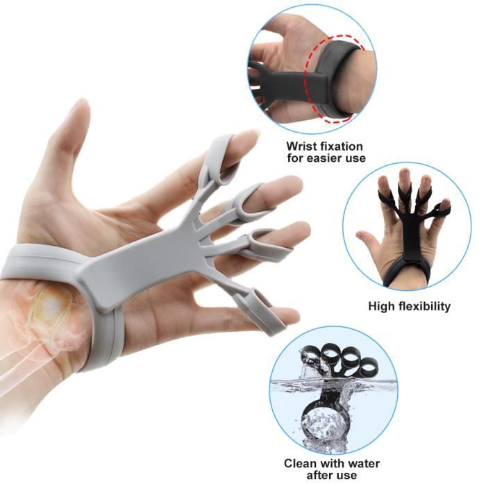 Option B (6.6 lb) - Pince à main en Silicone, civière'exercice pour les  doigts, arthrite, force du poignet, e - Cdiscount Sport