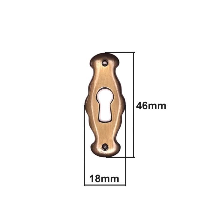 Cyclingcolors entrée de clé serrure entrée meuble ancien 18 x 46 mm