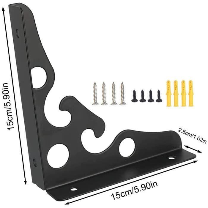 Lot De 2 Bougeoirs Ronds Noir 10cm En Fer - Supports Bougies Piliers, Chauffe-Plat Et Votives