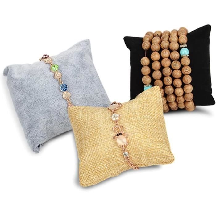 Coussin De Boîtier Pour Montre - Protection Bijoux, Réparation - Noir, Cuir PU