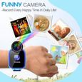 Stillcool® Enfants Montre Intelligent Jeu Tactile Musique Calculatrice Caméra Montre Connectée pour Filles Garçons Kids Cadeaux Bleu-2