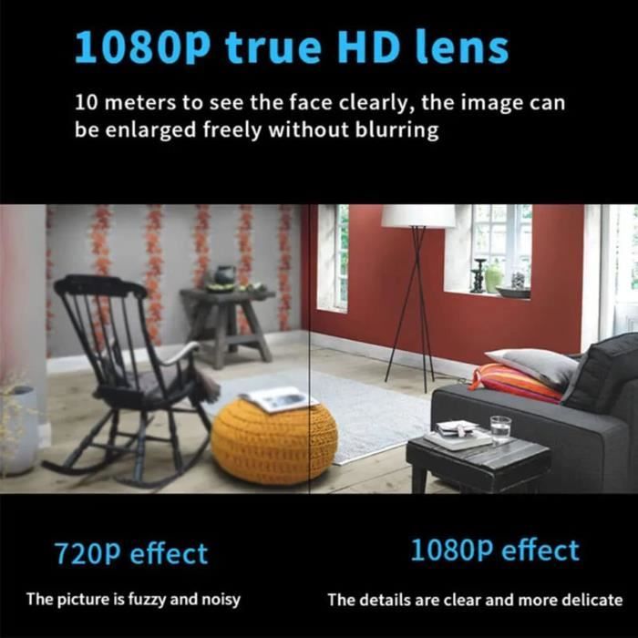 mini wifi camera night vision hd 1080p