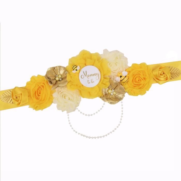 Ceinture fleur grossesse deals