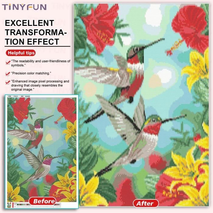 Diamond Painting Loup Kit Peinture Diamant 5D Abillyn - Loup Et