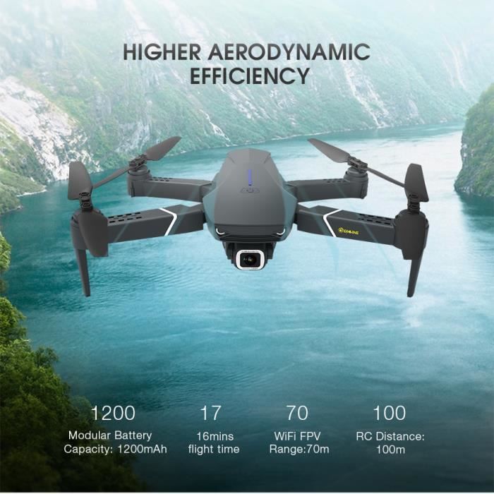 Eachine E520S - 5G GPS WIFI - RC Drone FPV - 4K HD Caméra -Temps de vol  16mins Quadcopter Pliant Cadeau Noël - Cdiscount Jeux - Jouets