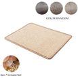 tapis griffoir en sisal naturel antidérapant pour chat - tapis antidérapant pour protéger les tapis et canapés - durable et sûr-3