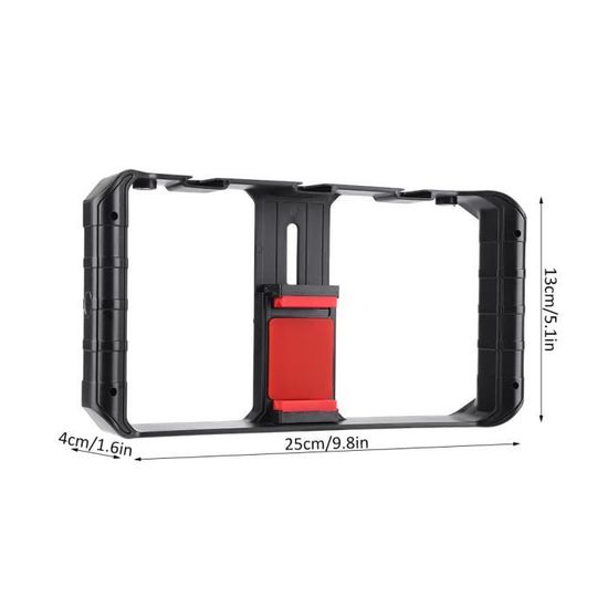 F10-Stabilisateur de cardan anti-secousse pour smartphone professionnel