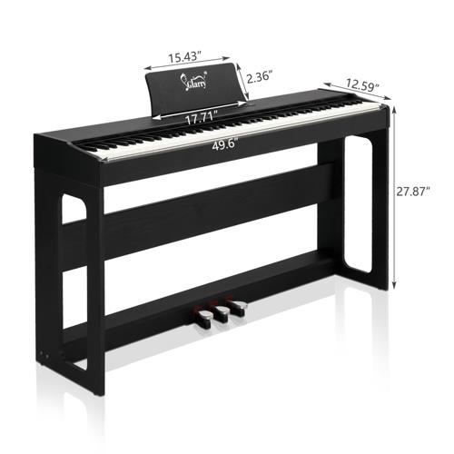 Piano électronique/Piano numérique avec 88 touches avec support,128 styles  - Cdiscount Instruments de musique