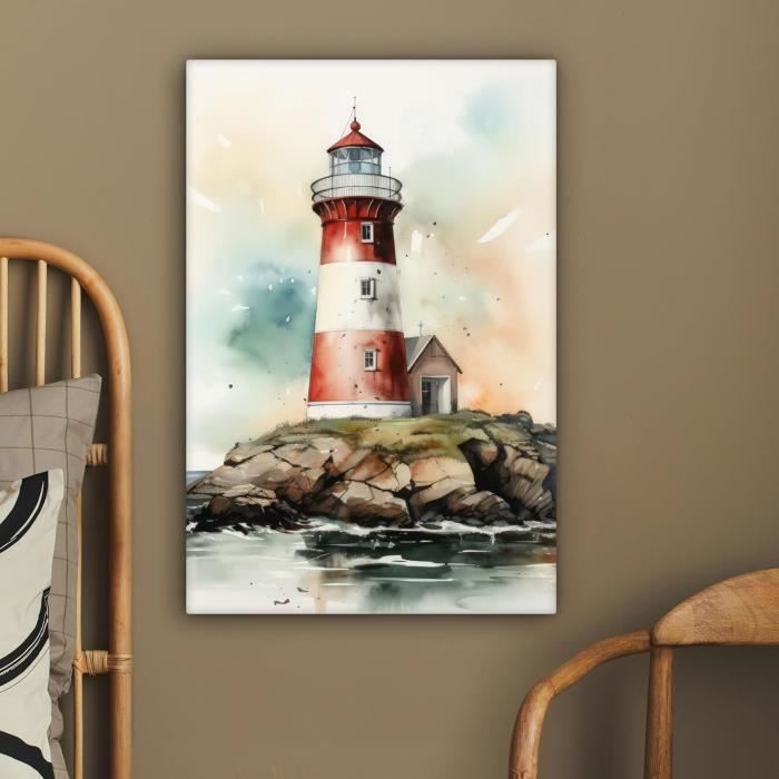 Tableau Sur Toile 70x50 Cm MuchoWow - Décoration Murale Salon, Chambre - Impression Haute Qualité, Cadre Bois 2 Cm