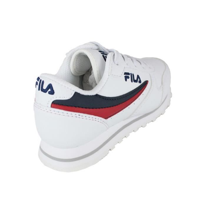 Baskets FILA ORBIT LOW Enfant Blanc Lacets Synthétique