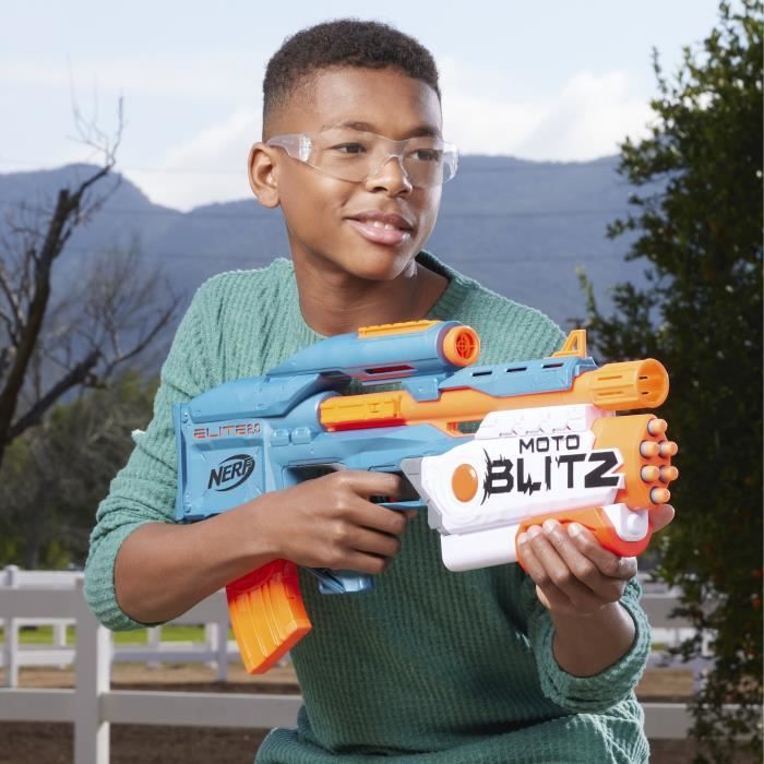 Lunettes Nerf Blaster Nerf Elite 2.0 Motoblitz - Tir Motorisé 10 Lunettes Nerf Blaster Nerf Elite 2.0 Motoblitz - Tir Motorisé 10