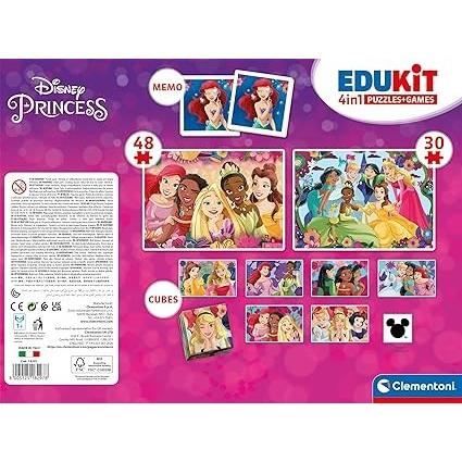 Clementoni - Edukit - Disney Princesses - Coffret apprentissage 4 en 1 ...