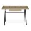 Temahome Ply Schreibtisch Bureau Placage De Chene Noir 120 X 60
