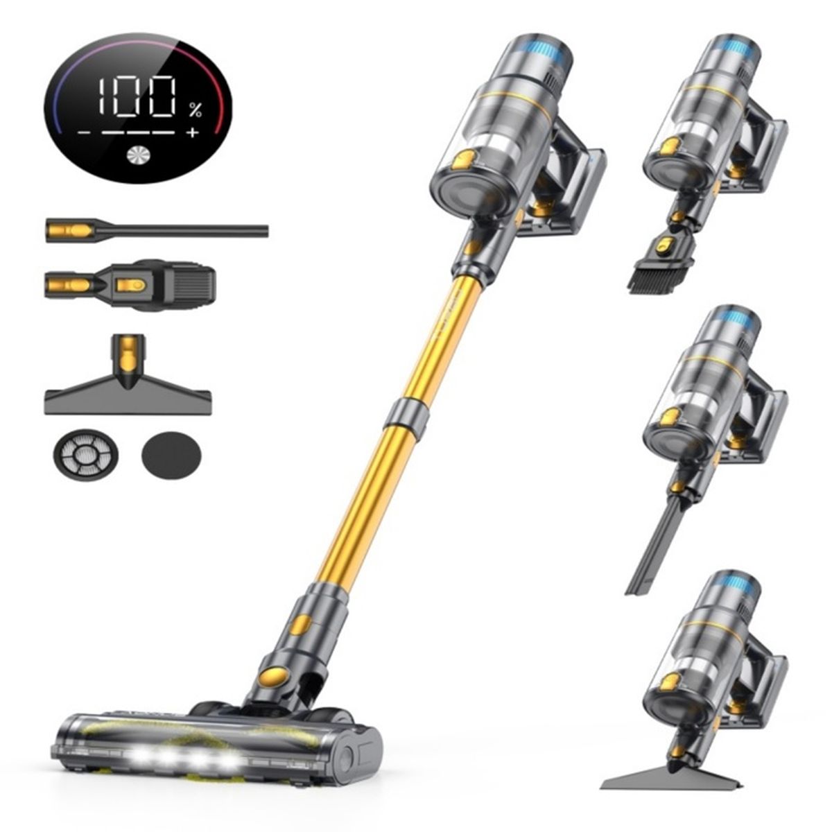 Aspirateur Balai Sans Fil Kohe K10 500W – Brosse Bleue Occasion