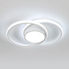 Dorlink Plafonnier LED 42W Rond Lampe de plafond Plafonnier chambre pour Couloir Coucher Salle de Bains Cuisine Salon, Blanc 6500K