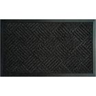 IDMAT Tapis rubber brush - ID MAT - 45x75 - Fibres grattantes - Antidérapant - Noir