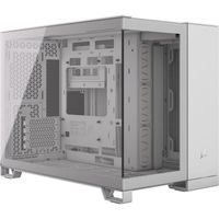 Boîtier PC - CORSAIR - 2500X Tempered Glass Micro ATX Dual Chamber - Blanc