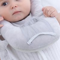 Qqmora Oreillers d'alimentation pour bébé Oreillers d'alimentation pour nouveau-né en coton puericulture Gris Ajustable