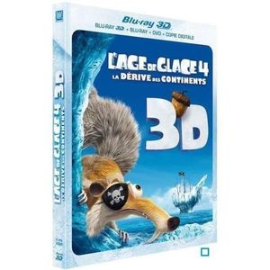 BLU-RAY DESSIN ANIMÉ Blu-Ray 3D L'age de glace 4