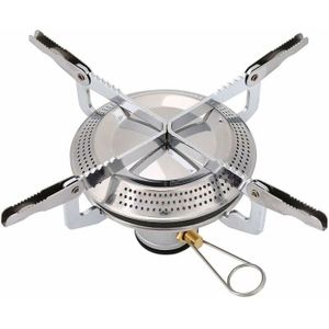 Pare-brise Pliable Pour Réchaud à Gaz – Acier, Trois Volets, Anneau Coupe-vent – Camping, Rando – Plusieurs Couleurs