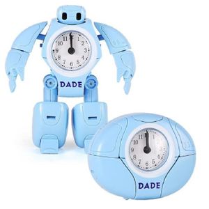 Radio réveil Horloge de Table Robot pour enfant, jouet en forme
