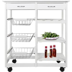 CARELLO AUCUNE 5 Desserte de cuisine blanc NEUF 050116C01