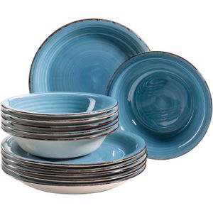 Service De Table Bleu Canard Cdiscount