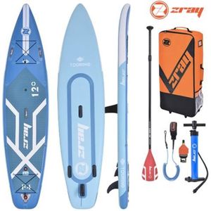 STAND UP PADDLE Stand Up Paddle gonflable ZRAY Fury F4 Epic 12' - 365x84x15cm Pack complet - Double Couche Double Chambre/option Wind