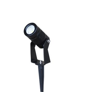 SPOT D'EXTÉRIEUR  Spot lumineux LED imperméable avec technologie COB - Couleur bleu - Base Dc12V - Puissance 7W