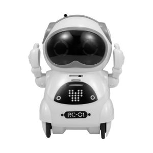 ROBOT - ANIMAL ANIMÉ Blanc - Mini Robot de poche intelligent, jouet, Ro