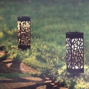 BALISE - BORNE SOLAIRE  4pcs Lampe solaire exterieur de jardin Borne solai