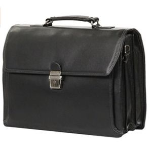 Cartable Katana Cuir de Vachette Gras 3 Soufflets K 31039 