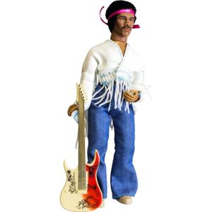 FIGURINE - PERSONNAGE Figurine Jimi Hendrix - LANSAY - MEGO COLLECTOR® - 20 cm - 14 points d'articulation