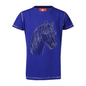 T-SHIRT MAILLOT DE SPORT T-shirt fille Horka Caliber Ss22 - Royal Blue - En