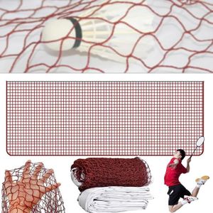 VGEBY filet de badminton extérieur Filet de badminton Portable et Durable,  2 couleurs, pour l'entraînement de sport badminton
