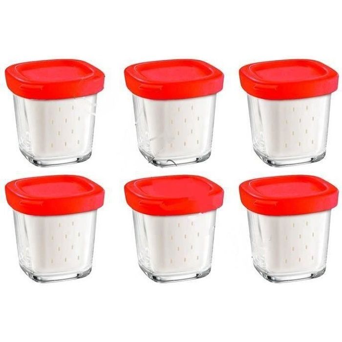 Pots pour yaourtiere seb multi delices express 12 pots - Cdiscount
