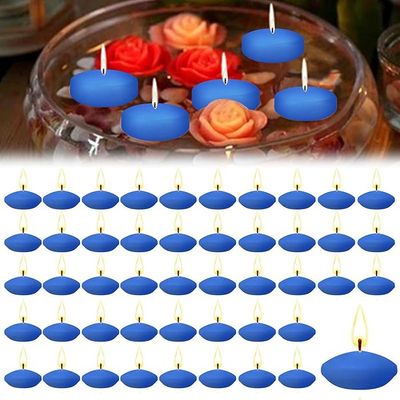 Bougies Flottantes Diamètre 4,5 Cm - Lot De 20 Couleur Prune - Cereria Di Giorgio