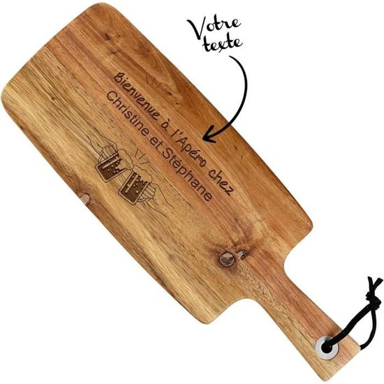 Planche à Découper Gravée Au Laser « Everything Tastes Better Off