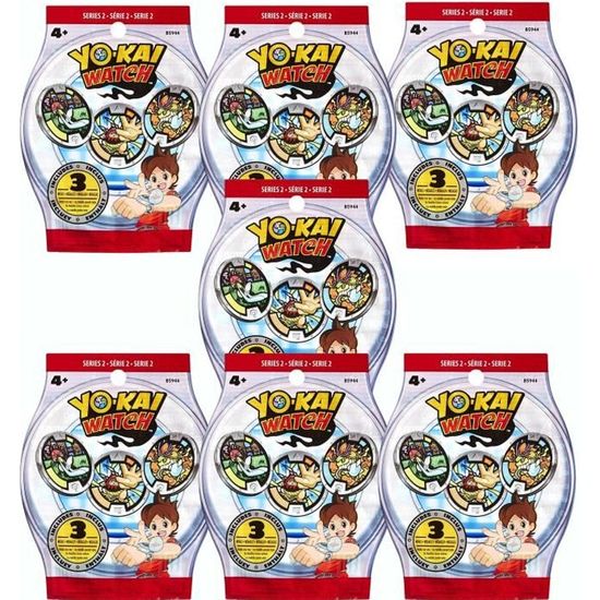 Lot de 21 médailles Yo-Kai Watch - Yo-Kai Watch - Médailles Yo-Kai Watch - Pour Enfant - Intérieur