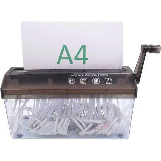 Destructeur de Documents A4 Déchiqueteuse de Papier électrique USB Broyeuse  de Papier Machine Découpe de Pap238 - Cdiscount Beaux-Arts et Loisirs  créatifs