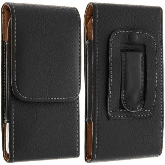 Housse En éco-cuir Noir Pour Wiko Fever - Protection élégante Et Anti-rayures